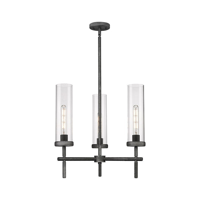 Innovations Lighting Lincoln 3-Lt 12" Stem Pendant, WZ/CG - 471-3CR-WZ-G471-12CL