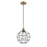 Innovations Ballston Lake Placid 10" Cord Pendant, BB/MBM - 516-1P-BB-CE-10-BK