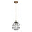 Innovations Ballston Lake Placid 8" Stem Pendant, BB/MBM - 516-1S-BB-CE-8-BK