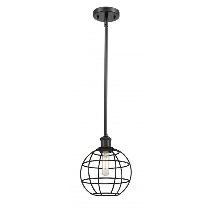 Innovations Ballston Lake Placid 8" Stem Pendant, MB/MBM - 516-1S-BK-CE-8-BK