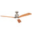 Kichler Ridley II Ceiling Fan, Stainless Steel/Etched Cased Opal - 300075BSS