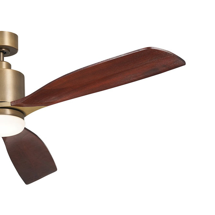 Kichler Ridley Ii Ceiling Fan, Etched Cased Opal