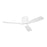 Kichler Volos Ceiling Fan, White/Frosted White Polycarbonate Lens - 300154MWH