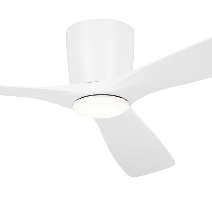 Kichler Volos Ceiling Fan, Frosted White Polycarbonate Lens