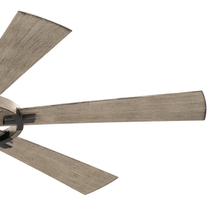 Kichler Iras 52" Fan, LED, Anvil Iron