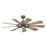 Kichler Gentry Ceiling Fan, Anvil Iron/Etched Cased Opal - 300260AVI