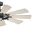 Kichler Gentry Ceiling Fan, Etched Cased Opal