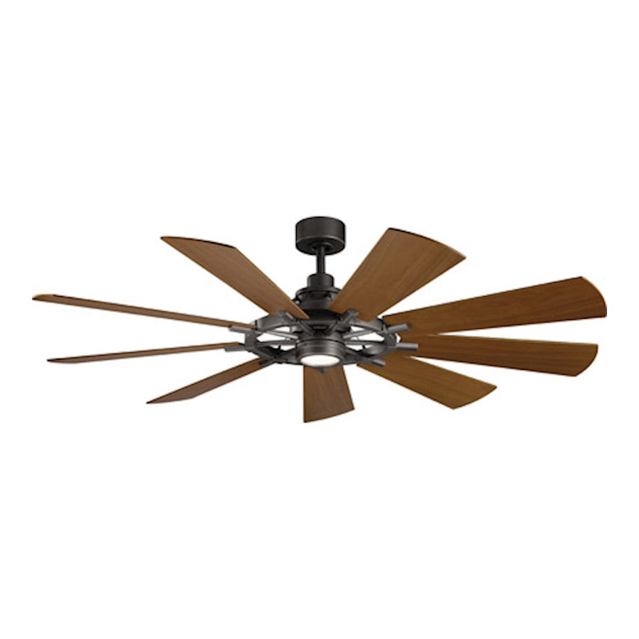 Kichler Gentry LED 65" Fan, Anvil Iron - 300265AVI