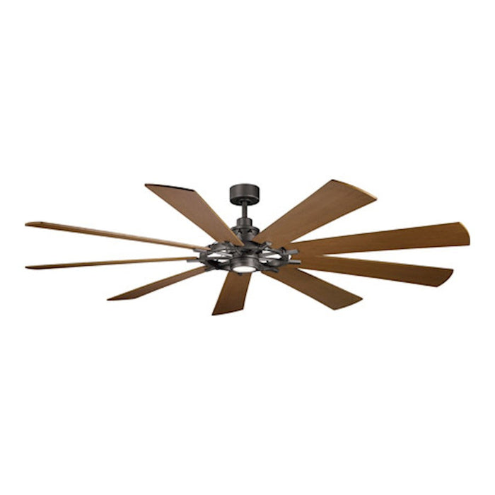 Kichler Gentry XL LED 85" Fan, Anvil Iron - 300285AVI