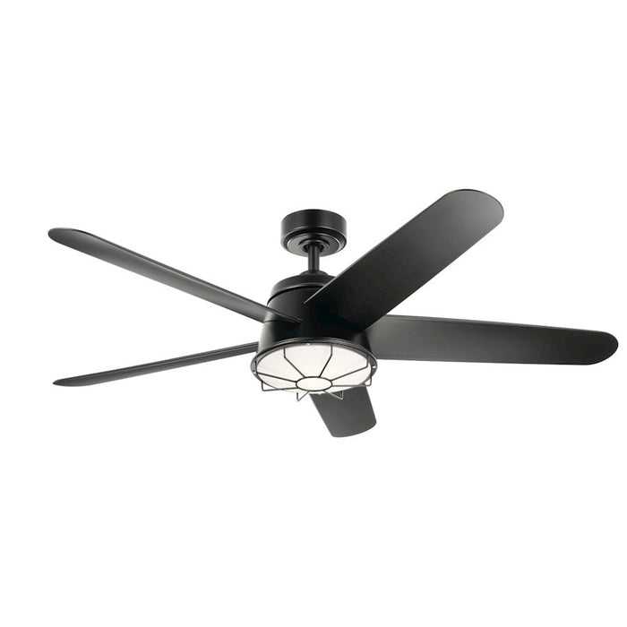 Kichler Daya 54" Fan, LED, Satin Black - 310072SBK