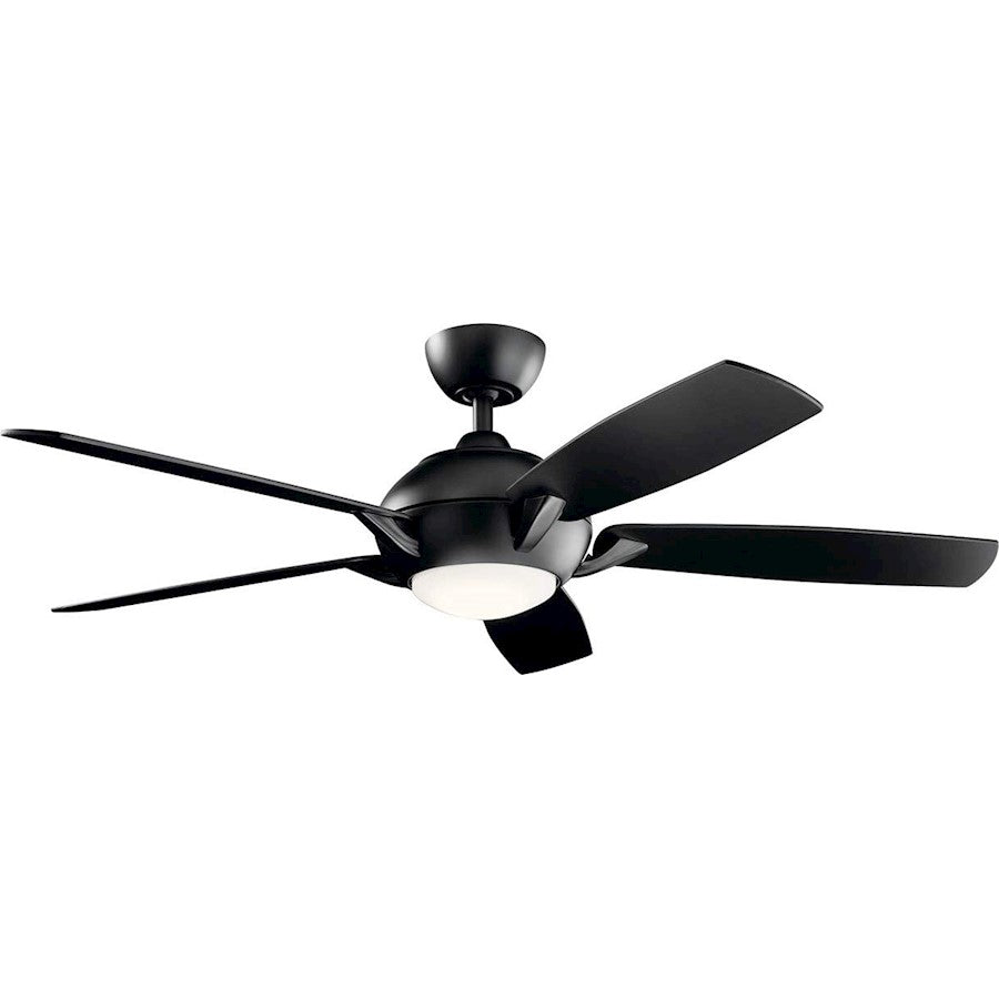 Kichler Geno LED 3000K, 54" Fan, Satin Black - 330001SBK