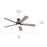 Kichler Lucian Elite Xl Ceiling Fan, Etched Cased Opal