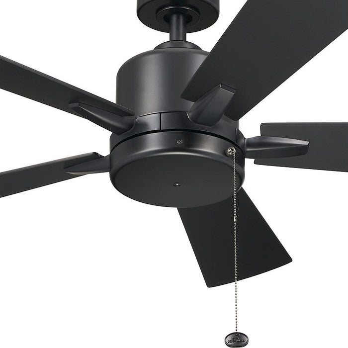 Kichler Lucian Ii Ceiling Fan, Satin Black