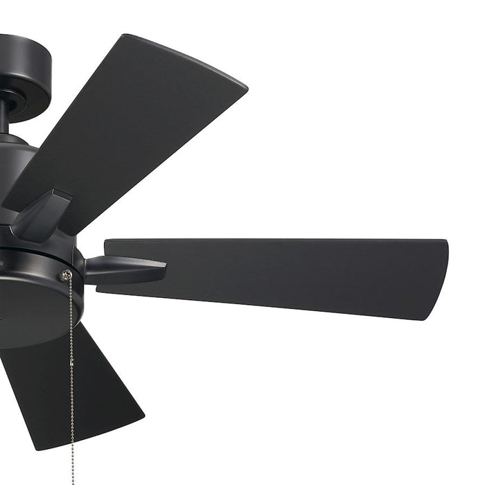 Kichler Lucian Ii Ceiling Fan, Satin Black