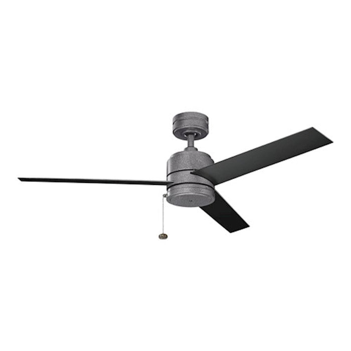 Kichler Arkwet 52" Fan, Weathered Steel - 339629WSP