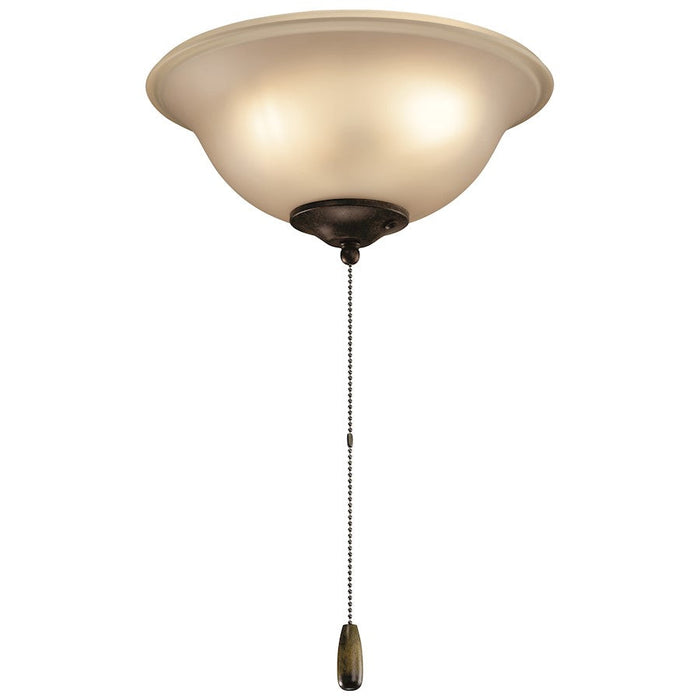 Kichler LED 3 Light Bowl, Multiple Finish with Umber Etched - 380017MUL