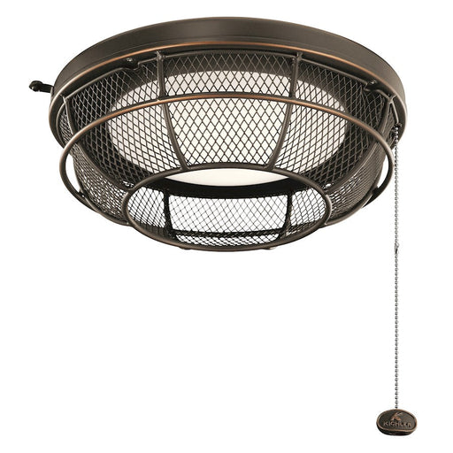 Kichler Industrial Mesh LED Outdoor Light Kit, Olde Bronze - 380952OZ