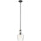 Kichler Everly 13.75" 1 Light Hour Glass Pendant, Clear Black - 42456BK