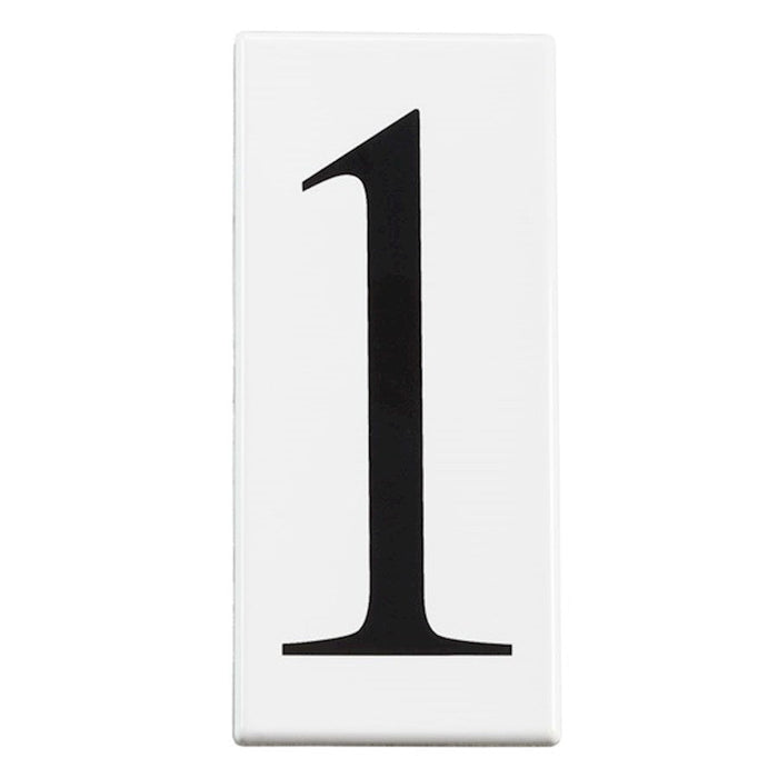 Kichler Outdoor Address Light Number 1 Panel, White Material - 4301