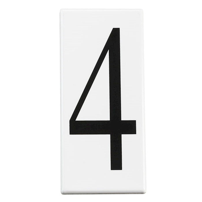 Kichler Outdoor Address Light Number 4 Panel, White Material - 4304