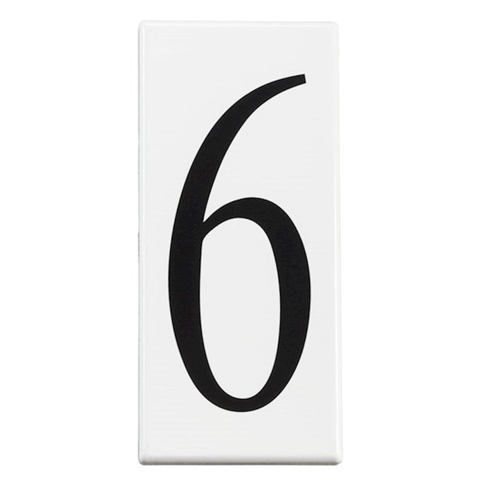 Kichler Outdoor Address Light Number 6 Panel, White Material - 4306