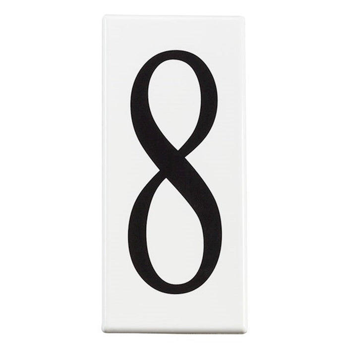 Kichler Outdoor Address Light Number 8 Panel, White Material - 4308