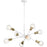 Kichler Armstrong 26" 8 light Chandelier, White - 43118WH