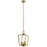 Kichler Abbotswell 4 Light Pendant, Natural Brass - 43498NBR