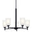 Kichler Shailene Chandelier, Black/Satin Etched