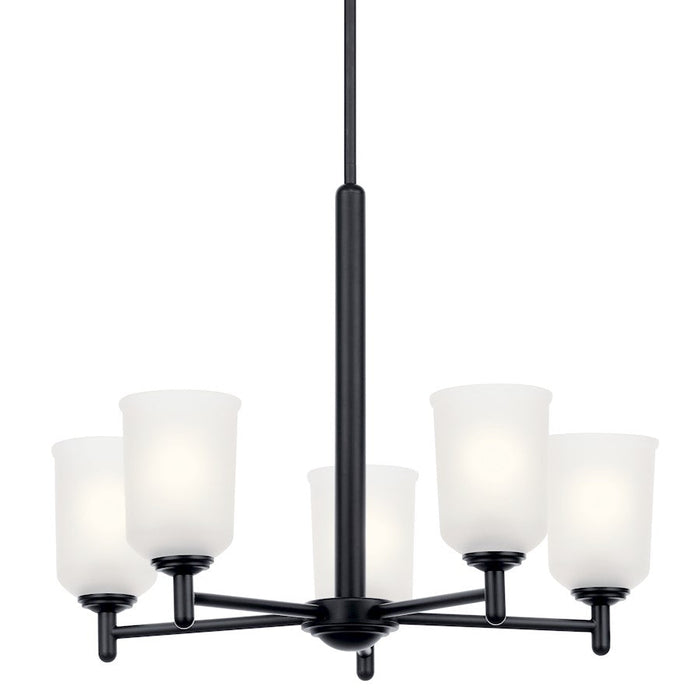 Kichler Shailene Chandelier, Black/Satin Etched