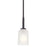 Kichler Shailene 1 Light Mini Pendant, Black/Satin Etched