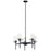 Kichler Alton 5 Light Chandelier, Black/Seeded - 43694BK