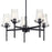 Kichler Alton Chandelier, Black/Seeded