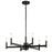 Kichler Erzo 6 Light Chandelier, Black - 43859BK