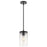 Kichler Crosby 1 Light Mini Pendant, Black - 43996BK