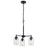 Kichler Winslow 3 Light Mini Chandelier, Black - 44029BK