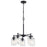 Kichler Winslow 5 Light Chandelier, Black - 44030BK