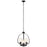 Kichler Tuscany 21" 3 Light Mini Chandelier, Clear Seeded Glass, Black - 44059BK