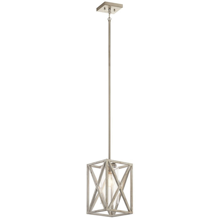 Kichler Moorgate 1 Light Mini Pendant Distressed, Antique White - 44083DAW