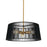 Kichler Linara Modern 3 Light Pendant, Black