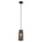 Kichler Ridgewood 14.25" 1 Light Mini Pendant, Textured Black - 44182BKT