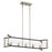 Kichler Lente Linear 5 Light Chandelier, Midnight Oak - 44250MOK