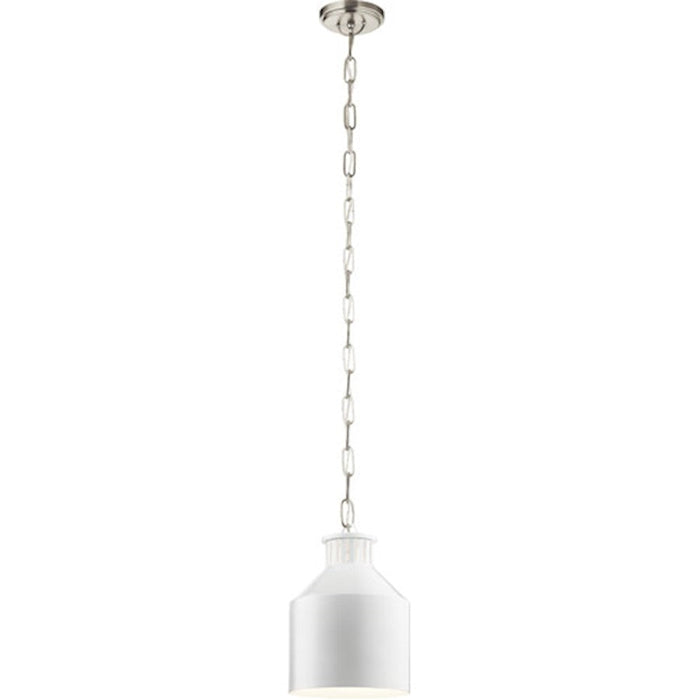 Kichler Montauk 1 Light Mini Pendant, White - 44306WH