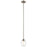 Kichler Valserrano 1 Light Mini Pendant, Brushed Nickel/Seeded - 44380NICS