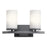 Kichler Crosby 2 Light Vanity Light, Black - 45496BK