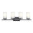 Kichler Crosby 4 Light Vanity Light, Black - 45498BK