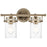 Kichler Brinley 2 Light Bath Light, Champagne Bronze/Clear