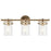 Kichler Brinley 3 Light Bath Light, Champagne Bronze/Clear