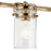 Kichler Brinley 4 Light Bath Light, Champagne Bronze/Clear