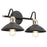 Kichler Clyde 2 Light Vanity Light, Black - 45944BK